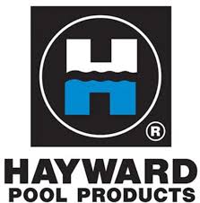 Hayward Pool Products logo in blue, white, and black, representing trusted service for hot tubs in Topeka.